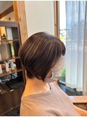 丸みショートボブ