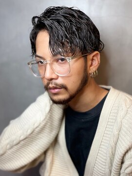 フィフス 名駅(fifth) 強めのカールで作るセンターパート×ツイストスパイラルパーマ