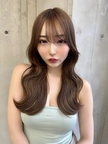 ロンド マーレ 天神大名店(Lond mare)&nbsp;大人可愛いガーリーチョコレートアッシュ韓国レイヤーカット