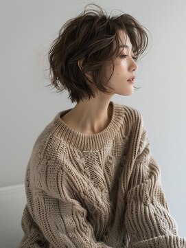 アルトリスト(Altruist Aging×HAIR&SPA) ☆イメチェンピンクベージュアンブレラカラー前髪クールショート