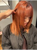 じゅわっとオレンジ×ロングレイヤー