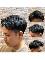 アールドボーテ 理容室(R de Beaute) ニュアンスアイロンパーマ　<理容室>メンズ