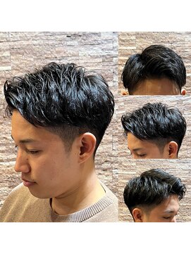 アールドボーテ 理容室(R de Beaute) ニュアンスアイロンパーマ　<理容室>メンズ