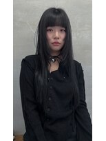 ナル(nalu.)&nbsp;ステップカット/黒髪ロング/姫カット