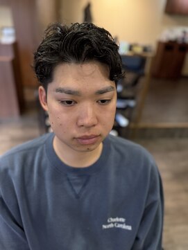 クラッキ ヘアークリエイション(CRAQUE hair creation) ショートアップバング×無造作パーマ