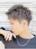 【Hale】ブルーブラックNo2924韓国マッシュスパイキーショート