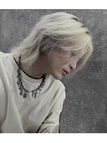 ラクーントウキョウ(RACCOON.TOKYO)&nbsp;メンズウルフ/毛流れ/ハイトーン