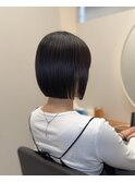 顎ラインミニボブ