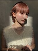ブリーチなしカラー伸ばしかけヘア簡単スタイリング小顔ヘア