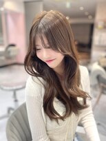 ジーナ 名駅(XENA.)&nbsp;《LUNA》マロンベージュ/ダブルカラー/ブリーチ/くびれ巻き