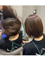 ニーナ ビューティーサロン(NINA Beauty Salon) 縮毛矯正 before/after
