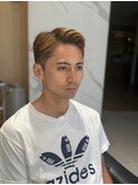 七三分けメンズ毛流れニュアンス