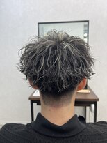 スウェル 津田沼店(Swell)&nbsp;シャドウパーマ×ハイライト[津田沼駅Men's/メンズカットパーマ]