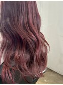 ブリーチなしチェリーピンク/ダブルカラーブリーチハイライト