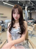 ブリーチ無しWカラー×レイヤーカット