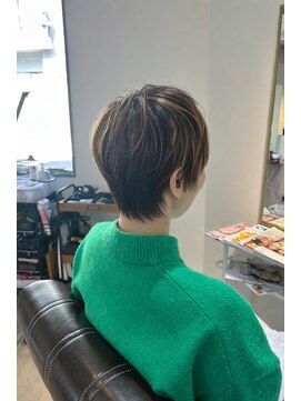 ミラー(Mirror’) ハンサムショート×縮毛矯正
