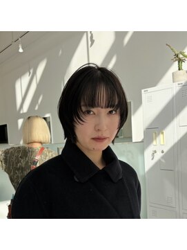 ニトバイアンキシム ボブ(nit by AHNKISM) 中顔面が気になる方はフェイスレイヤーおすすめです◎