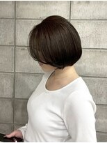 ココロヘアーリリク(Cocolo hair LILIC)&nbsp;グレージュカラー/丸みボブ