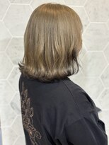 ヘアーサロンウル(hair salon ulu)&nbsp;ミルクティーベージュ×裾ブラック