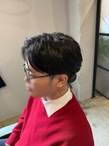 ガイ ラタン ウエスト(GUY lattan west) 曲がる縮毛矯正/MEN’S HAIR/刈り上げセンターパート/松戸駅