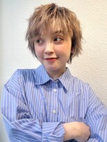 カバーヘア 上尾西口店(COVER HAIR)&nbsp;抜け感/ハイトーン/ショートウルフ/ショートボブ春カラーp上尾