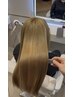増田限定【ブリーチ、セルフカラー履歴】  カット＋美髪縮毛矯正 ￥35000