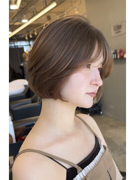 コート 青山(Cote) 美髪大人内巻きボブまとまるボブグレージュオリーブグレージュ