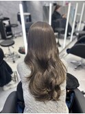 オリーブベージュ☆ブリーチなしダブルカラー10代20代30代
