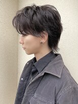 チャコレ パーチ 北千住店(Chacolle perch)&nbsp;無造作メンズショートウルフ×ダークアッシュブラウン