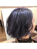 【L by first】ダブルブリーチ×深みグレーパープル◎30代40代