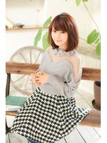 ロダット 横浜(LODAT by little) カジュアル×フェミニンボブ 【LODAT横浜駅】【平沼橋】