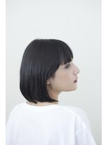 アトリエイトワ(atelier ittowa)&nbsp;イメチェン/斜めバング/モード/黒髪 前髪パーマ84