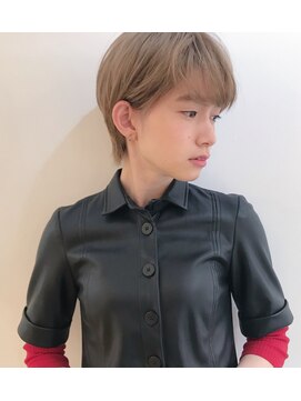 グッデイ ヘアー(GOOD DAY HAIR) 【エッジショートデザインカラー丸みショート無造作カール】