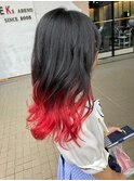 赤グラデーション
