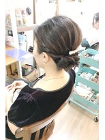 ロカット サロン(Roquat Salon)&nbsp;シンプルブライダルアレンジ【ヘアアレンジ　立川/立川南】