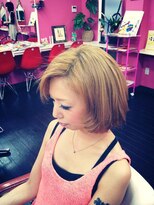 ヘアーサロン チェリー(Cherry) フェミニンボブ、大人ボブ、ダブルカラー