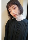 【NOUS】ミニボブ/黒髪/ショートヘア/オン眉/20代30代40代