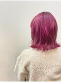 【和田寧々】ピンクヘアー×ボブ