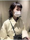 bibito ウルフカット　ウェーブパーマ　ミディアム　スパイラル