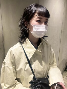 ビビト(bibito) bibito ウルフカット ウェーブパーマ ミディアム スパイラル