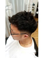 ティーズバーバー 亀有店(T's BARBER) アップバンクフェードパーマ