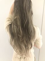 コルル 渋谷(COLULU)&nbsp;【ハイライトカラー】バレイヤージュ/渋谷/ヘアアレンジ/黒染め