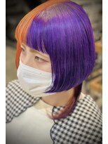 キャラ シャローネ 池袋(Chara Chalone)&nbsp;資生堂カラーミューズ/ショートボブウルフカット/クラゲカット