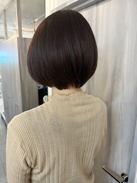 レイルバイエクラート 大宮西口店(REAIL by ECLART) ショートボブ X ルビーブラウン
