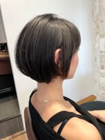 ルッソリベラ 池袋(Lusso libera)&nbsp;グラデーションボブ　マットアッシュ　池袋◎30代40代50代