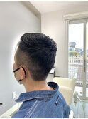 40代　爽やか刈り上げスタイル　/　倉敷　メンズ　ヘッドスパ