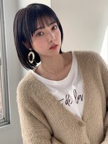 エレン 池袋(ElEn.)&nbsp;似合わせ小顔カット×ボブ　シースルーバング　髪質改善