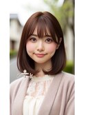 大人かわいいボブ