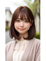 ラクヘアー 六本松店(rak hair) 大人かわいいボブ