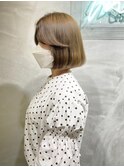 美人前髪なしセンター分けタンバルモリタッセルボブ【梅田】
